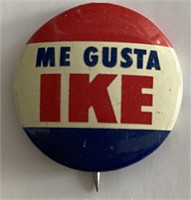 Me Gusta Ike campaign pin