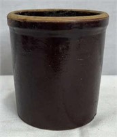 Antique Ceramic Brown Crock