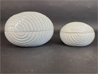 Germaine Montell Ceramic Round Trinket Box’s