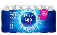 (2) 35-Pk Nestle Pure Life Natural Spring Water,