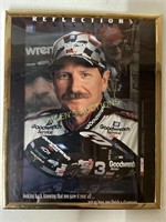 FRAMED DALE EARNHARDT SR REFLECTIONS PICTURE