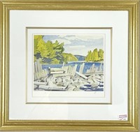A.J. CASSON SIGNED LIMITED EDITION LITHOGRAPH