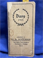Advertisement: Diary 1915 H.A. Hoffman