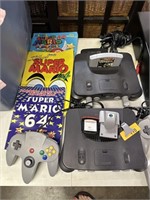 NINTENDO 64 GAME SYSTEM W LOTS OF GAMES NOTE