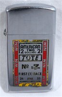 VINTAGE ZIPPO RACE CLUB LIGHTER