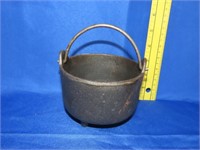 Cast Iron Footed Pot