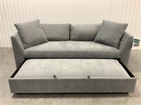 Thomasville Fabric Pull Out Convertible Sofa