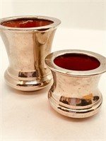 2 Vintage Silver Pots made by Camirand &Co