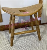 Wooden Saddle Chair