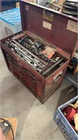Tool chest with tools