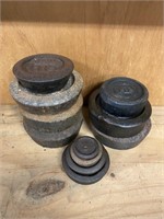 Assorted scale weights
