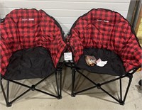 2 Heated Camp Chairs. Donated by Nutrien Ag