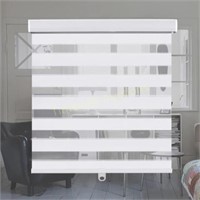 Zebra Blinds 19 W X 72 H  White