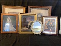 Vintage pictures and frames , prints