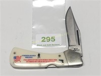 Bear Hunter Commemorative Folding Knife