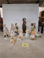Collection of Home Interior Figurines & More