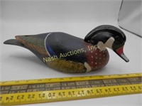 commercially made miniature wood duck