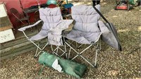 2 Person Camp Chair & Tent