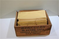 Wood Box of Southern Railway System Envelopes