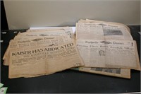 Collection of Vintage Newspapers