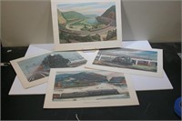 Collection of Railroad Prints