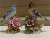 (2) Porcelain Birds