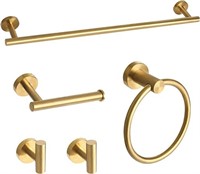 Brushed Gold Bathroom Hardware Accessories , Stain