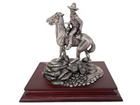 Pewter Statue 1997 Don Polland Stolen Pony