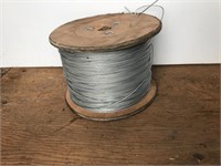 Roll of high tensile electric fence wire.Looks new