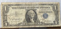 Star note Silver certificate 1957 $1 bank note