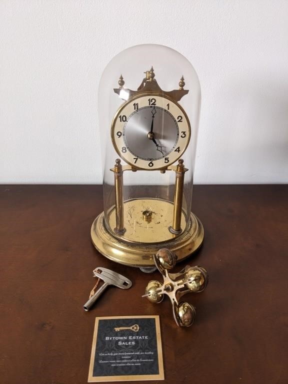 Vintage Made in Germany Dome Clock (Broken)