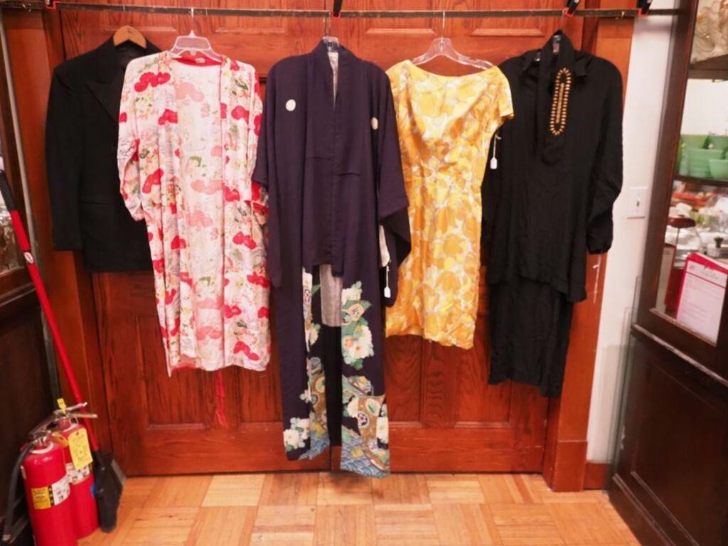 Four women's clothing items including two