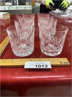Waterford crystal marked set of high ball glasses