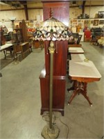 LEADED GLASS FLOOR LAMP