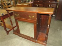 SOLID WOOD 1 DOOR 1 DRAWER ENTRY TABLE