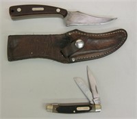 2 Vintage Schrade Old Timer Knives