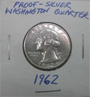 1962 Proof Silver Washington Quarter