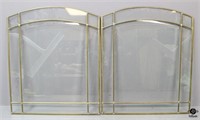 2 Metal & Glass Panels