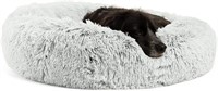 Original Calming Donut Cat and Dog Bed in  Lux Fur