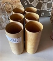 6 Bamboo Tumblers