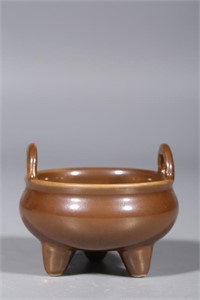 Chinese Glazed Porcelain Burner