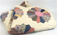 Vintage Hand Stitched Quilt