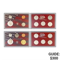 1999-2000 US Silver Proof Mint Sets [19 Coins]