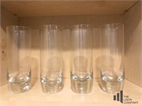 Set of 4 Tall Beverage Glasses