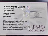 2.65ct Optic Quartz (N)