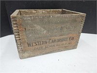 Vintage Western Ammo Wood Crate Xpert