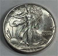 1942 GEM BU Walking Liberty Half Dollar