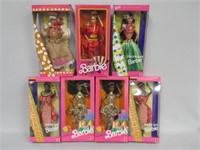 (7) BARBIES FROM THE DOLLS OF THE WORLD: