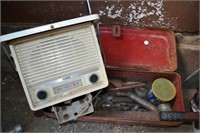 Tractor Radio & Tool Box