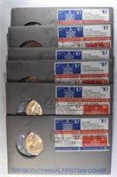 (6) 1974 BICENTENNIAL COMMEM MEDALS